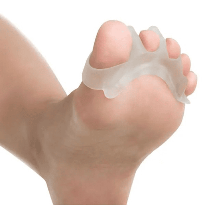Separadores de Dedos Relajantes de Gel InnovaGoods 2 Unidades | Correctores Ergonómicos para Pies 3