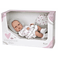 Arias Elegance Muñeca Bebé 30 cm Color Gris - Miniatura 5