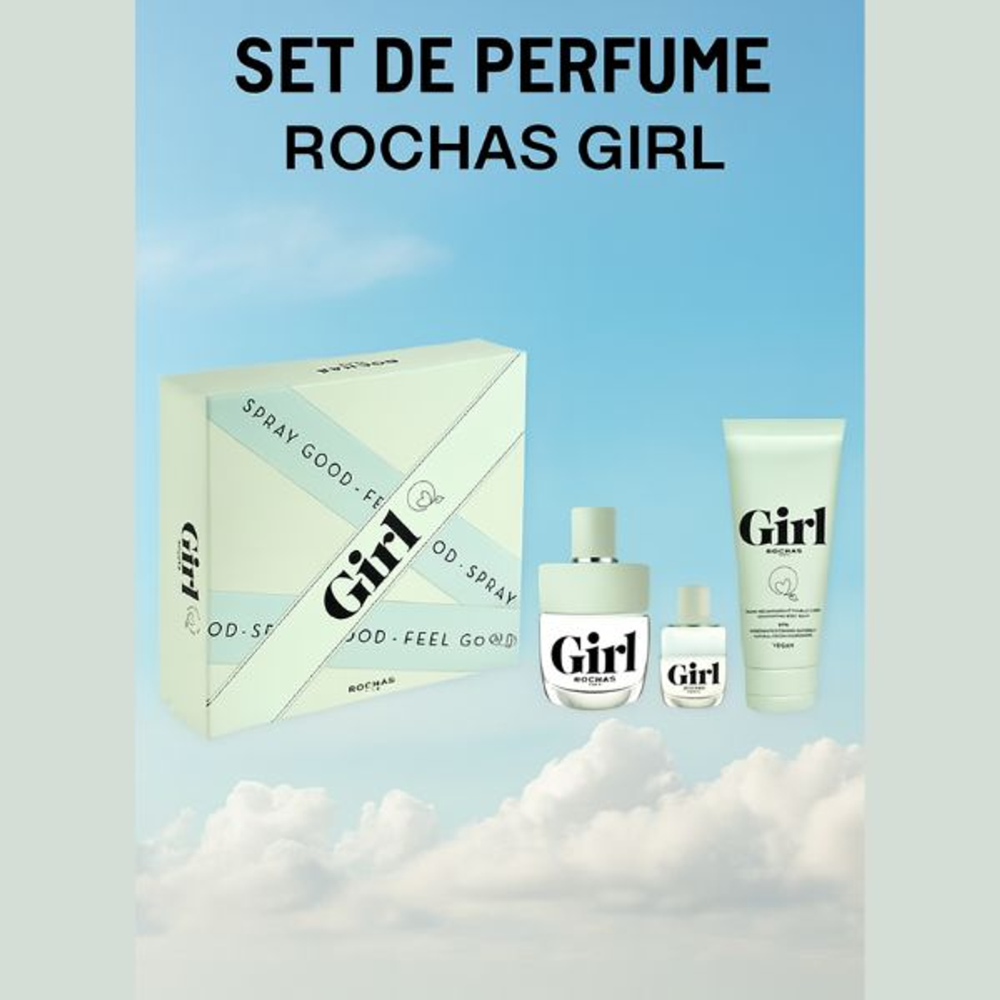 Rochas Girl Set Mujer 3 Piezas con Gel 2