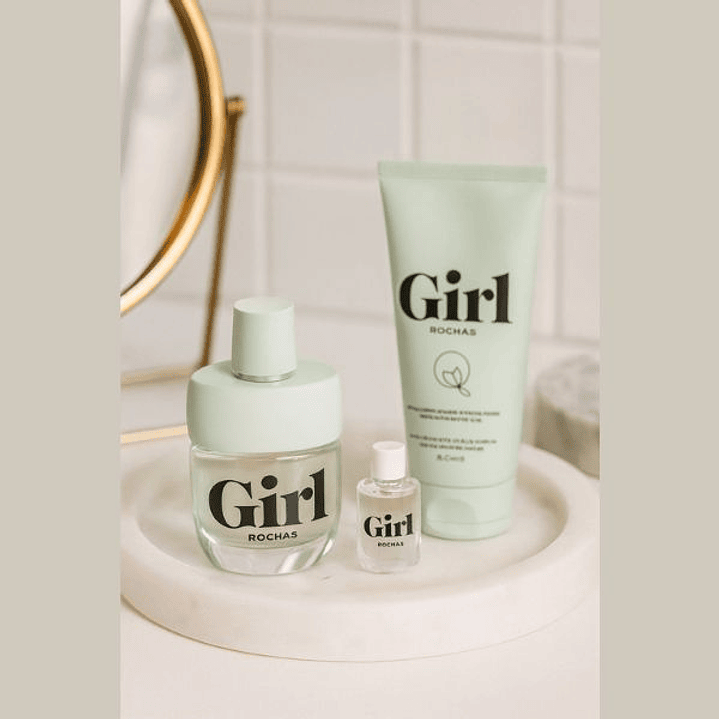 Rochas Girl Set Mujer 3 Piezas con Gel 4