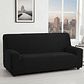 Hosteline OLIMPO Funda Negra Sofá 2 Plazas - Miniatura 3
