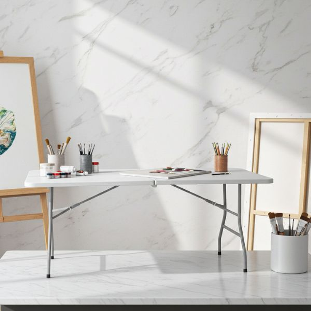 Marbueno Mesa Plegable Gris 70x180 3