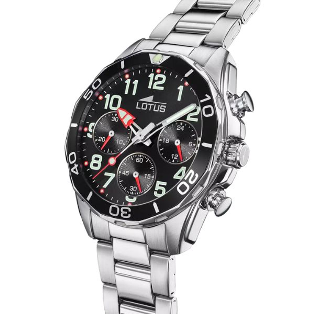 Lotus 18858/2 Reloj Hombre Acero Negro 2