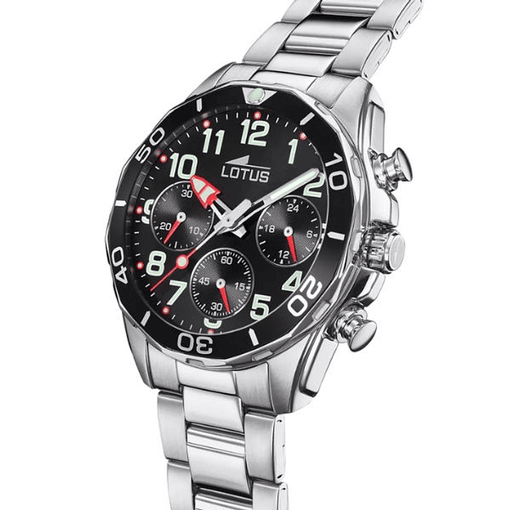 Lotus 18858/2 Reloj Hombre Acero Negro 2