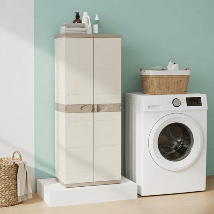 Armario Plastiken Titanio Resina 176x70x45 cm 4