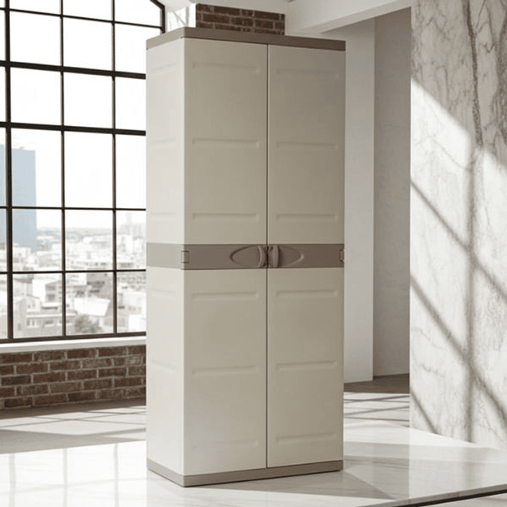 Armario Plastiken Titanio Resina 176x70x45 cm 5