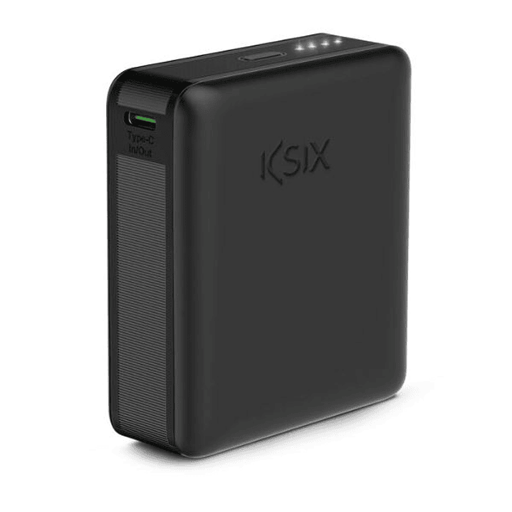 KSIX Powerbank 10000 mAh Negro Ultra Compacta 1