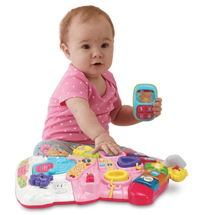 Andador con Ruedas VTech 3480-505657 Rosa – Juguete Plegable con Sonido y Canciones para Bebés desde 9 Meses 4