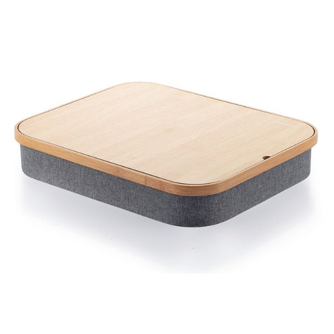 Escritorio Portátil Larage InnovaGoods con Bandeja de Almacenaje | Mesa Auxiliar Multifunción para Ordenador Portátil, Lectura y Trabajo en Cama o Sofá 11