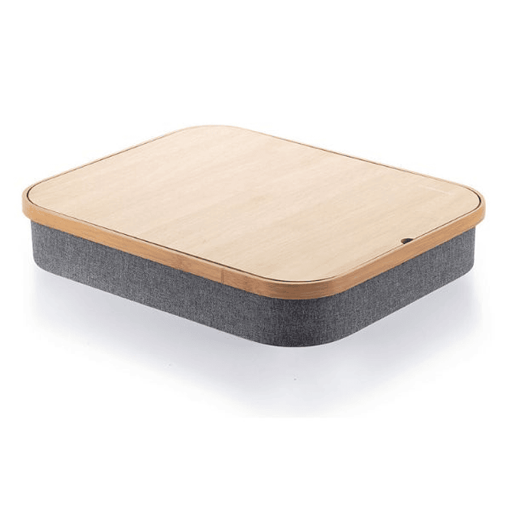 Escritorio Portátil Larage InnovaGoods con Bandeja de Almacenaje | Mesa Auxiliar Multifunción para Ordenador Portátil, Lectura y Trabajo en Cama o Sofá 11