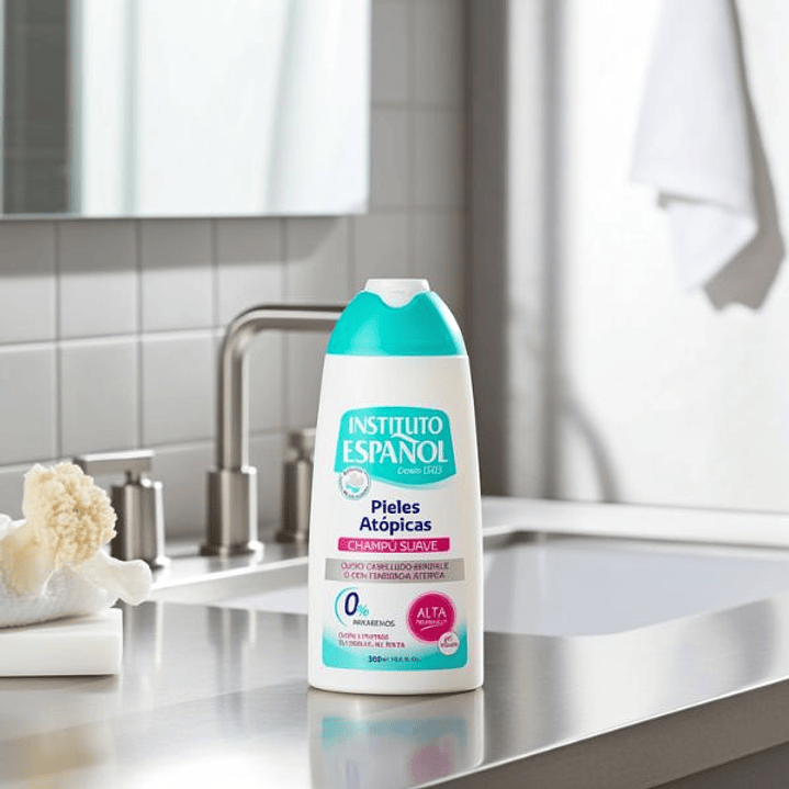 Champú Suave Instituto Español para Piel Atópica 300 ml  Cuero Cabelludo Sensible y Todo Tipo de Cabello 3