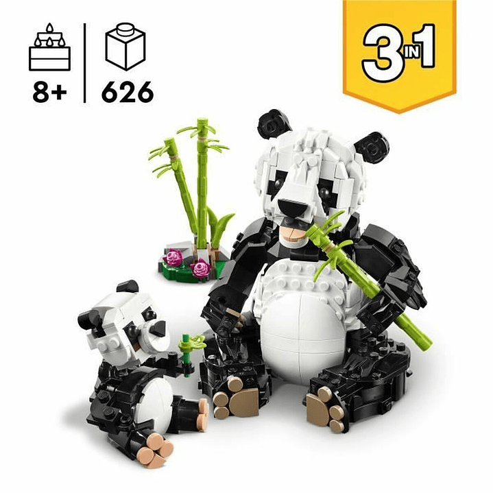 LEGO 31165 Fauna Salvaje 3 Modelos en 1 2