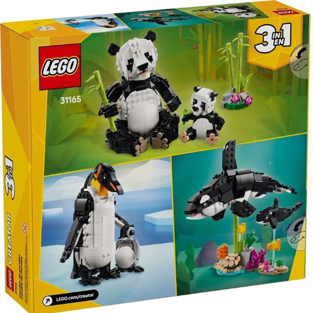 LEGO 31165 Fauna Salvaje 3 Modelos en 1 11