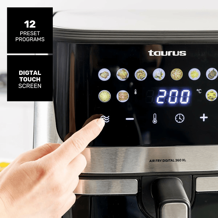 Taurus Air Fry 360XL Freidora 8L Digital 4