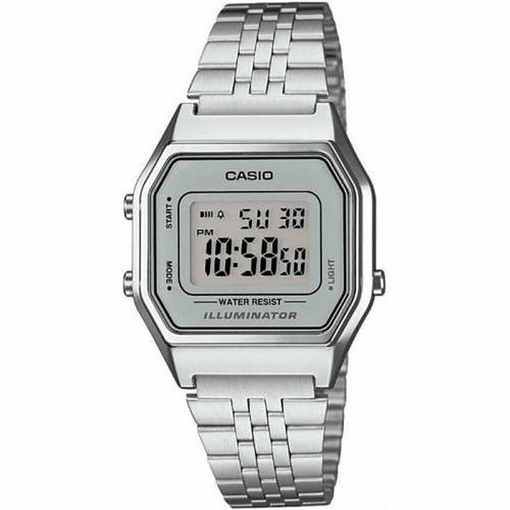 Casio Plata LA680WEA-7EF Reloj Casio Mujer Vintage 1