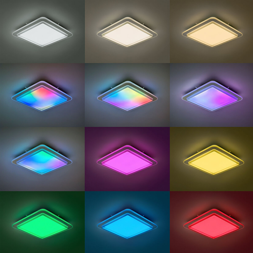 KSIX Celeste Plafón LED Inteligente 4450 lm 7