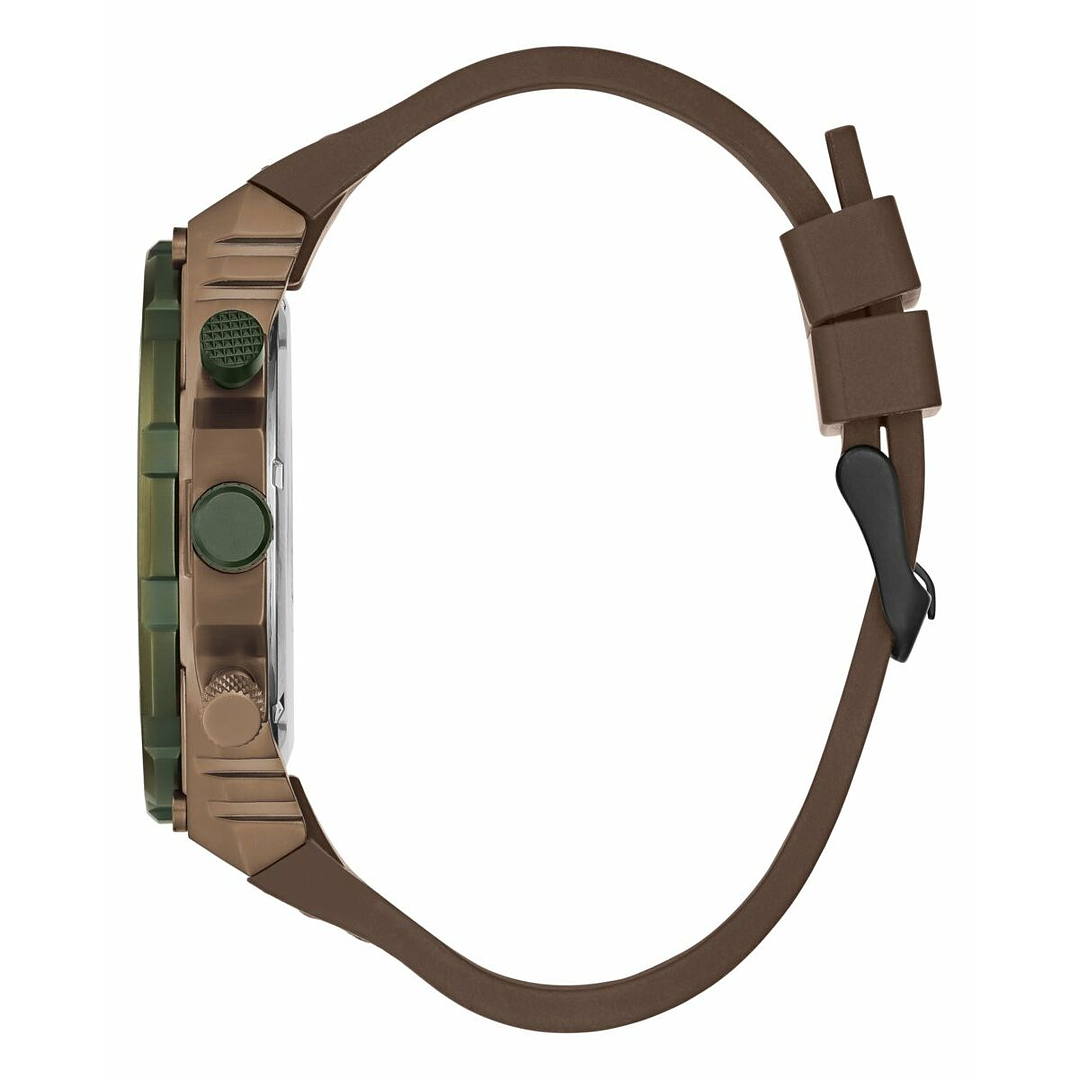 Guess GW0326G2 Reloj Hombre Silicona Marrón 2