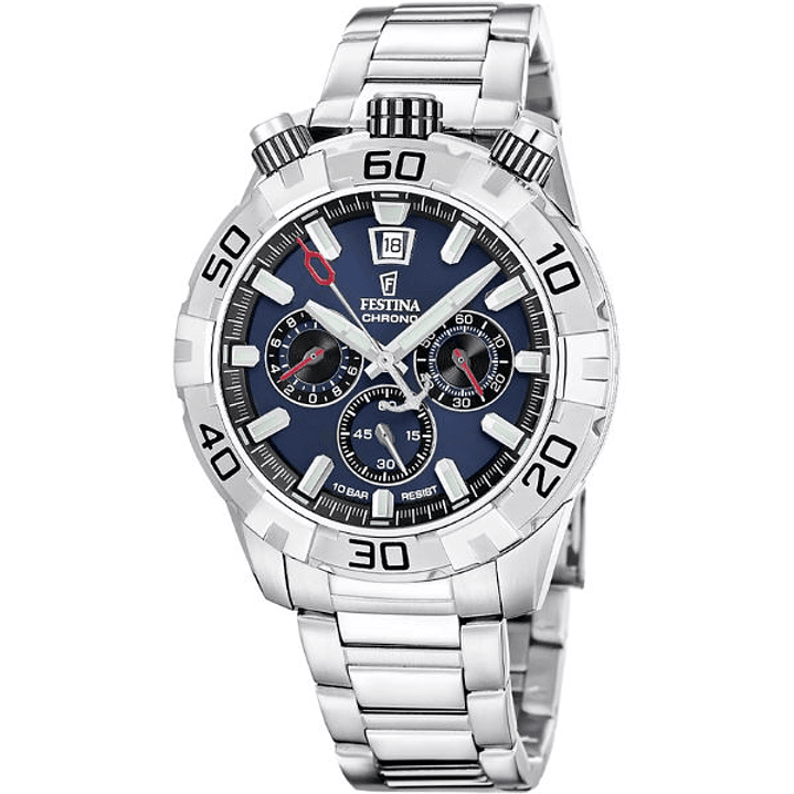 Reloj Hombre Festina F20743/1 Bullhead Acero 1