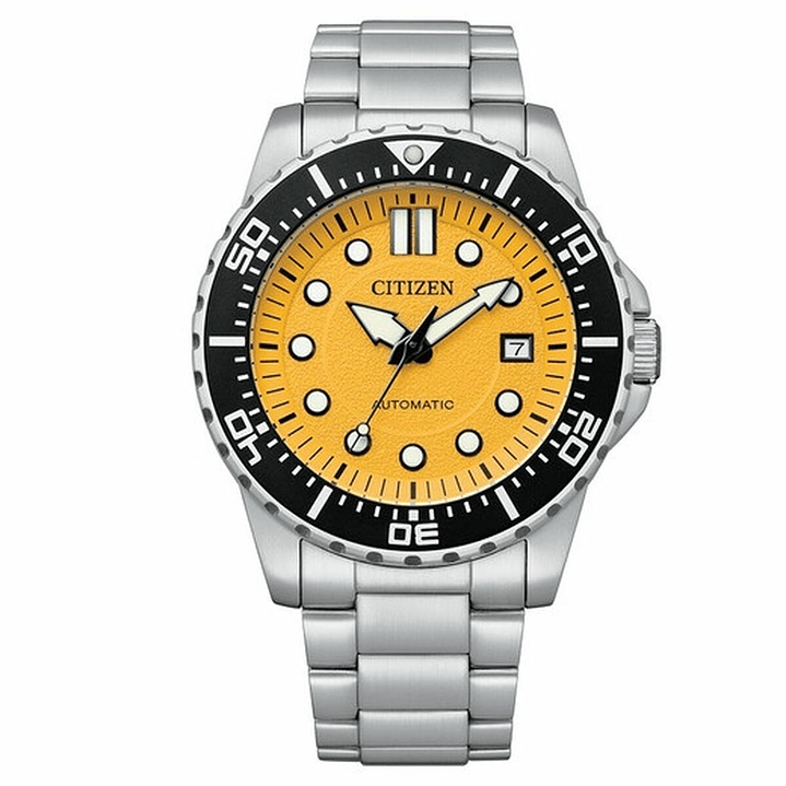 Citizen Reloj Hombre Automático Esfera Naranja NJ0170-83Z 1