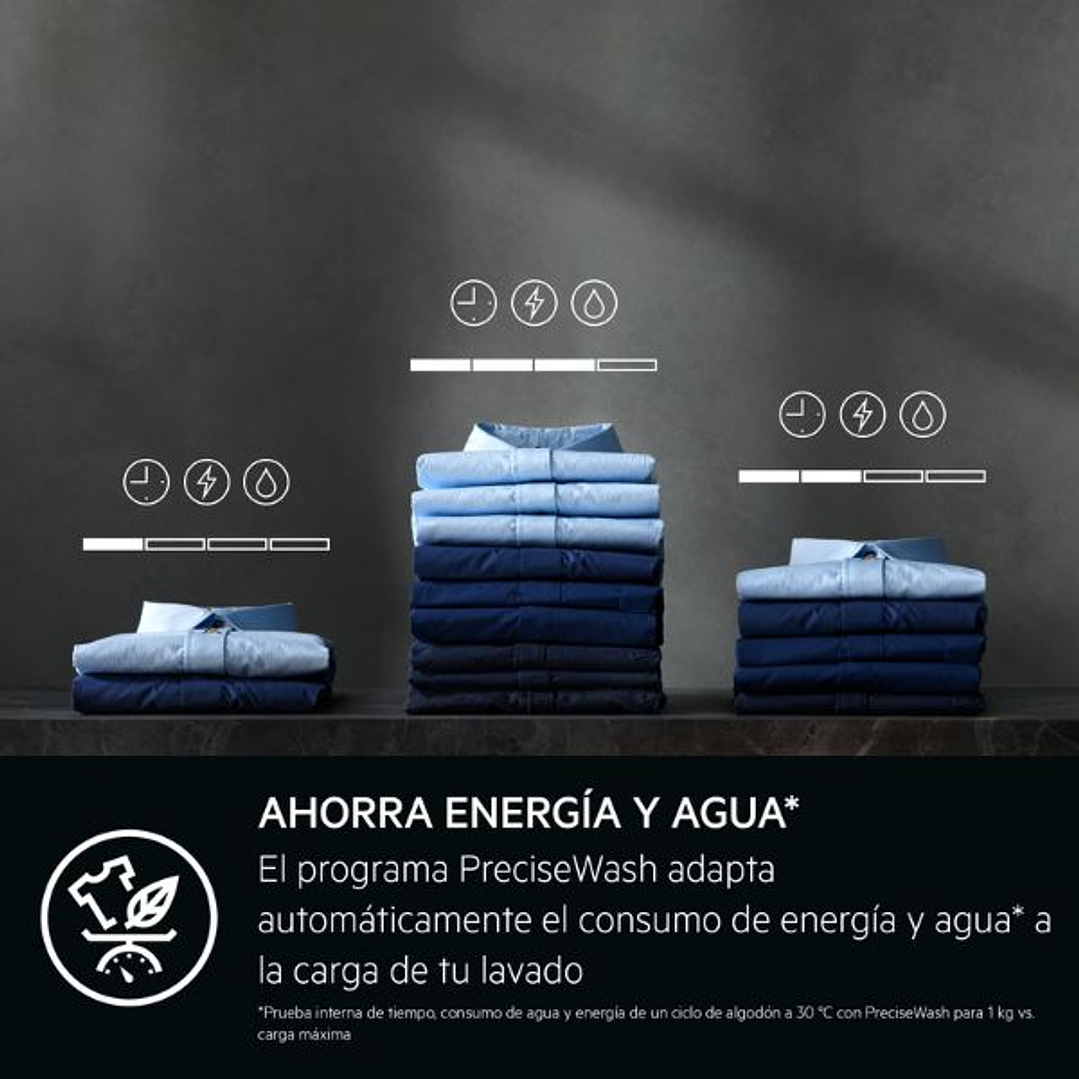 Lavadora AEG LFSR7304L4B 11 kg  ProSteam y PreciseWash 5