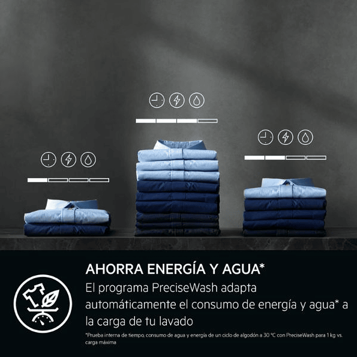 Lavadora AEG LFSR7304L4B 11 kg  ProSteam y PreciseWash 5