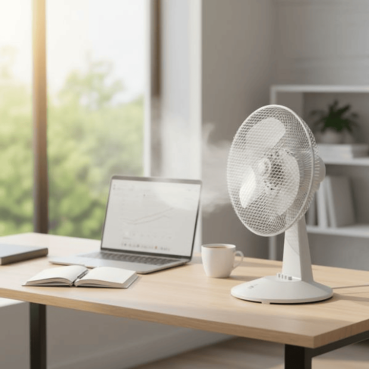 Ventilador de Sobremesa FM SB123 – Potente, Silencioso y Compacto 2