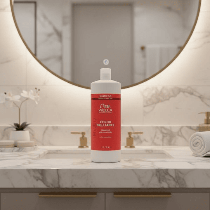 Champú Wella Invigo Color Brilliance 1L – Protección Profesional para Cabello Teñido Grueso 2