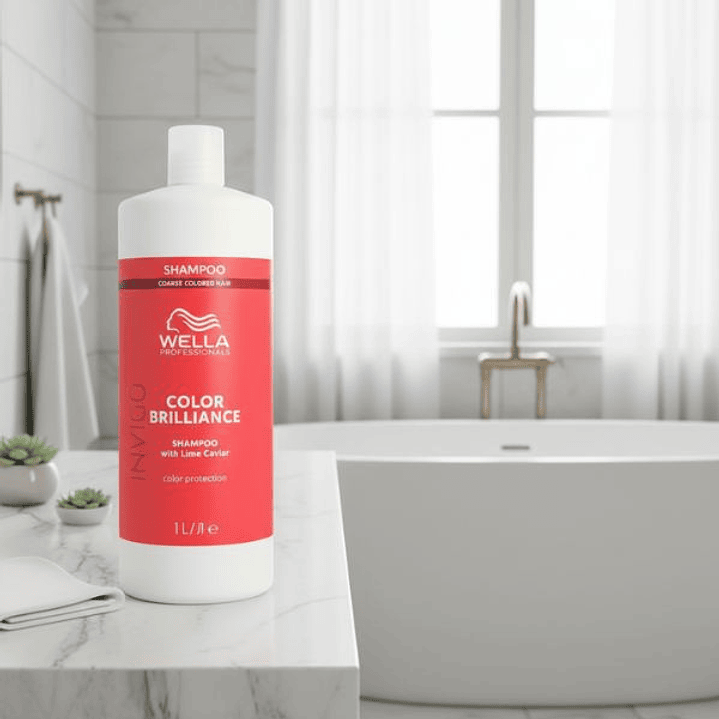 Champú Wella Invigo Color Brilliance 1L – Protección Profesional para Cabello Teñido Grueso 3