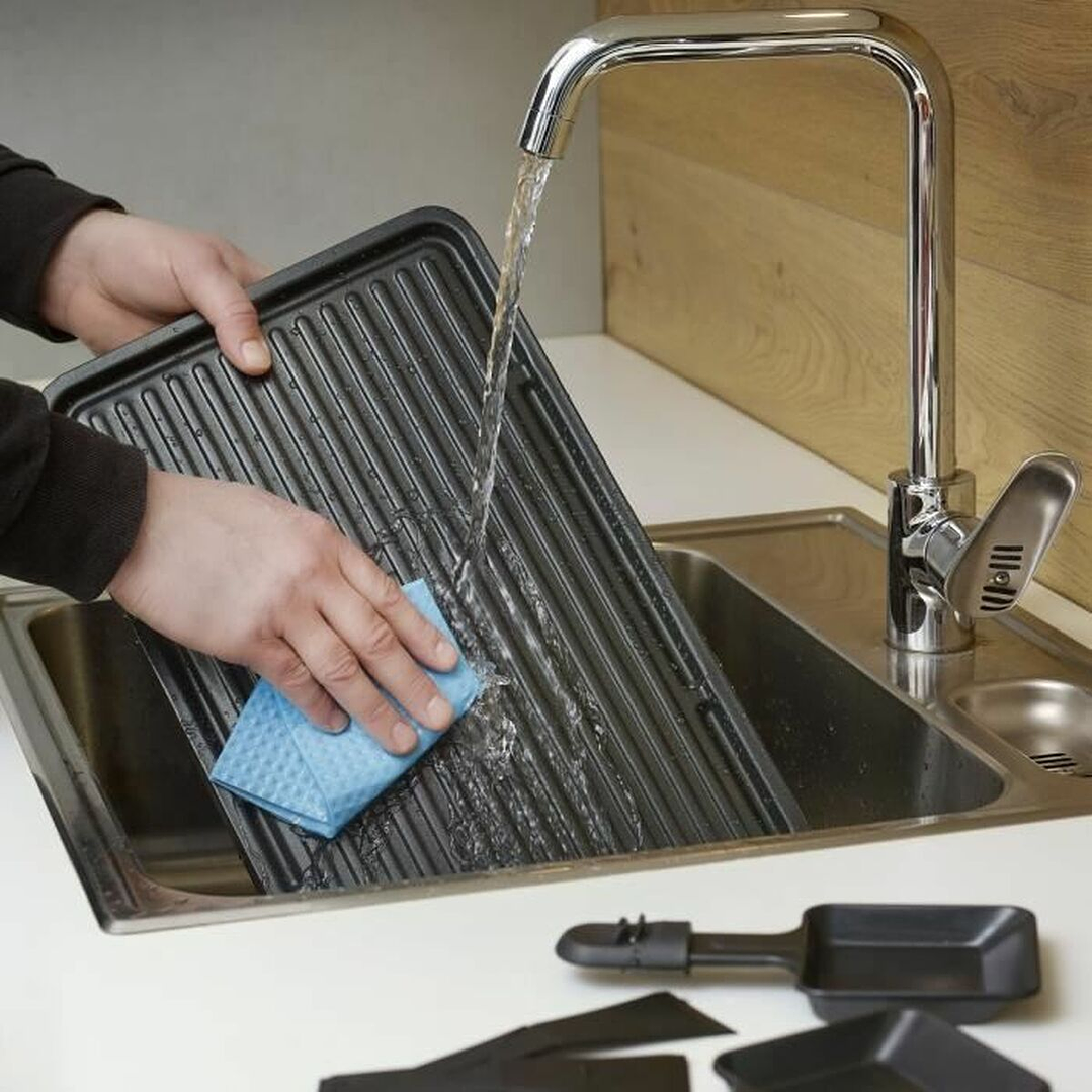 Raclette Severin RG9670 – Plancha Grill Antiadherente para 8 Comensales con 1400W 2