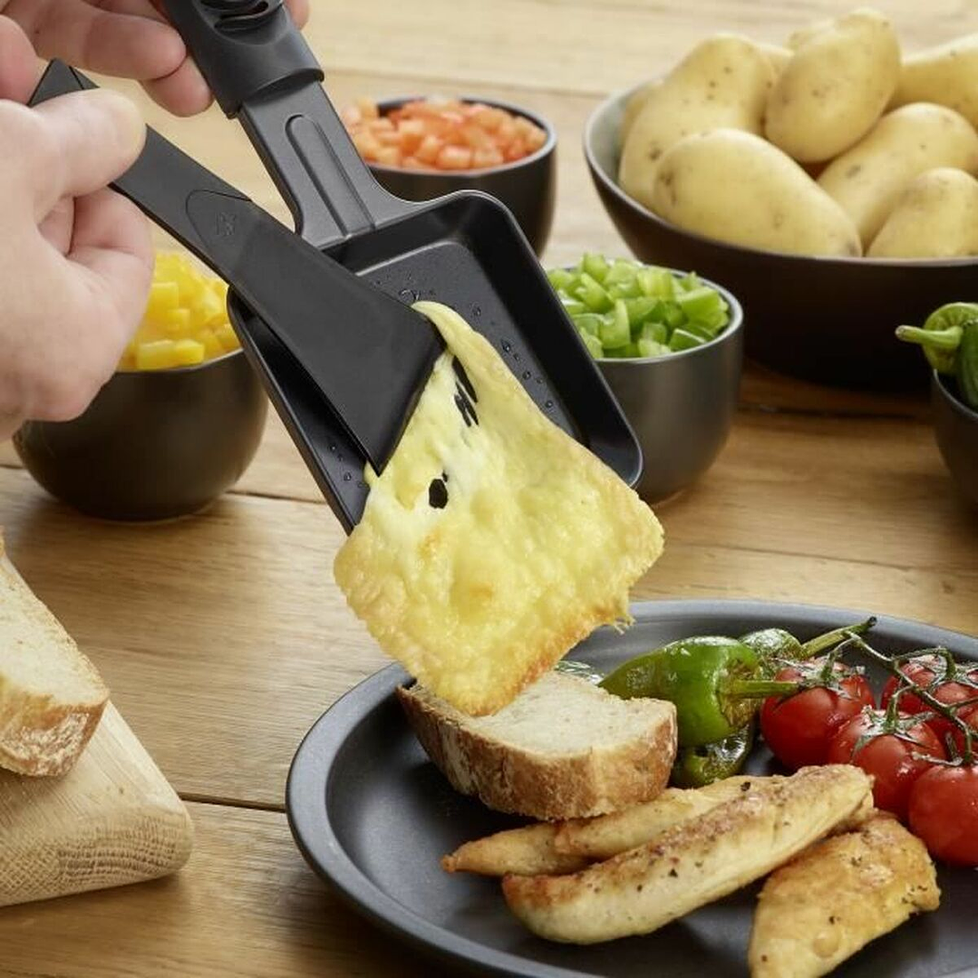 Raclette Severin RG9670 – Plancha Grill Antiadherente para 8 Comensales con 1400W 3