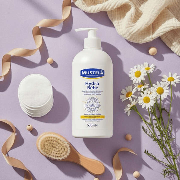 Leche Corporal Mustela Hydra Bebé 500 ml – Hidratación Diaria para la Piel Delicada del Bebé 5
