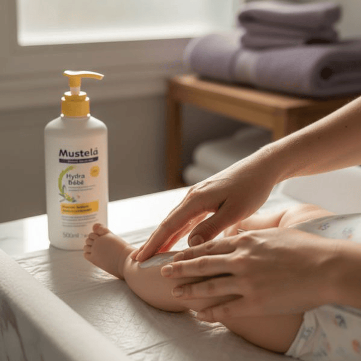 Leche Corporal Mustela Hydra Bebé 500 ml – Hidratación Diaria para la Piel Delicada del Bebé 4