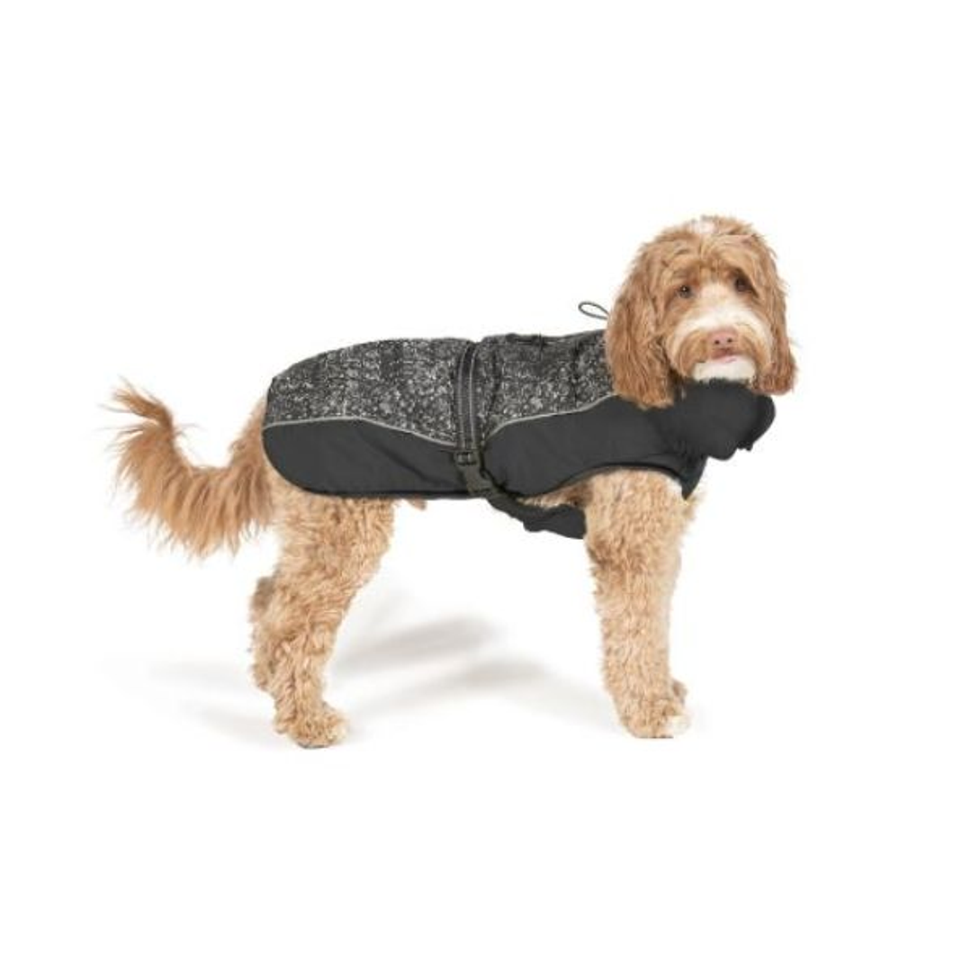 Parka Aspen Negro Meteor 55 cm – Abrigo Impermeable y Térmico para Perros 1