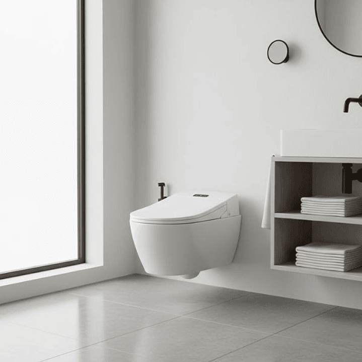 Transforma tu baño con el M4 Square Compact: Asiento Inteligente con Lavado y Secado para Inodoro Compacto 5