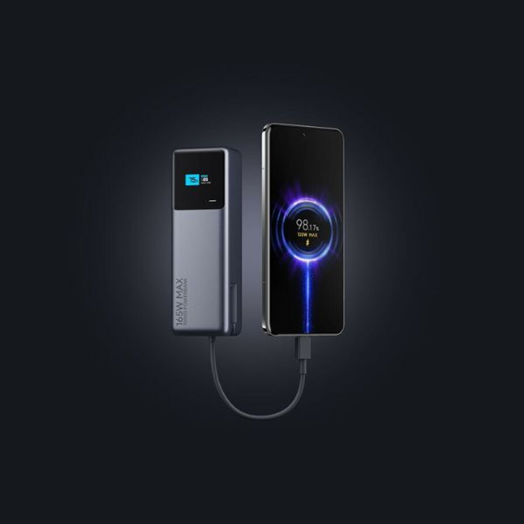 Powerbank Xiaomi 165W ICAB 10000 GY – Batería Externa de Carga Ultrarápida 6