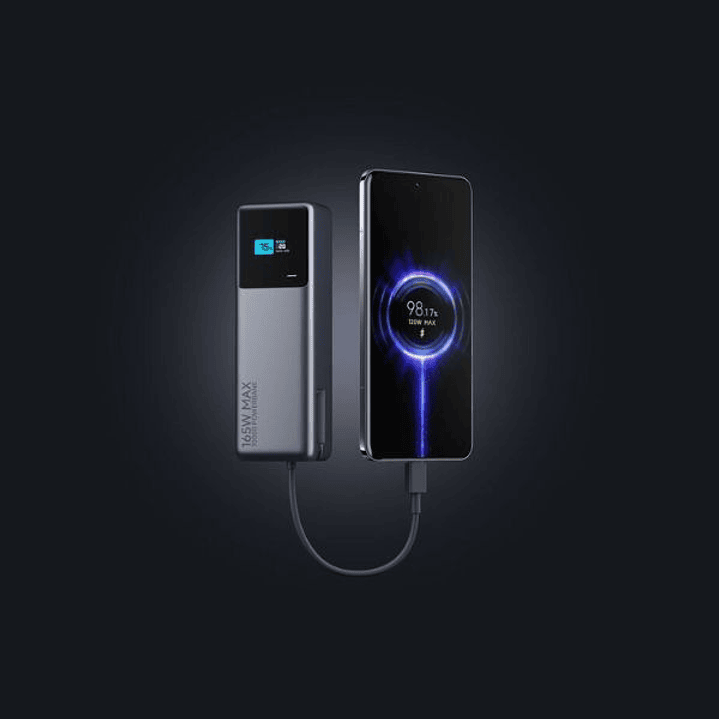 Powerbank Xiaomi 165W ICAB 10000 GY – Batería Externa de Carga Ultrarápida 6