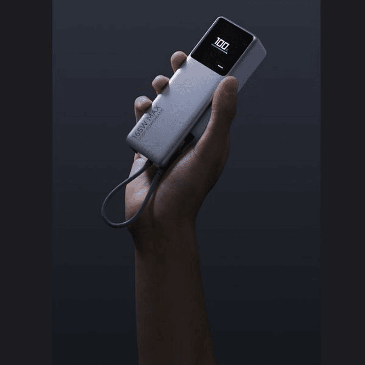 Powerbank Xiaomi 165W ICAB 10000 GY – Batería Externa de Carga Ultrarápida 7