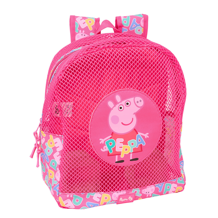 Mochila Infantil Peppa Pig Rosa – Playa, Piscina y Aventuras para Niños 1