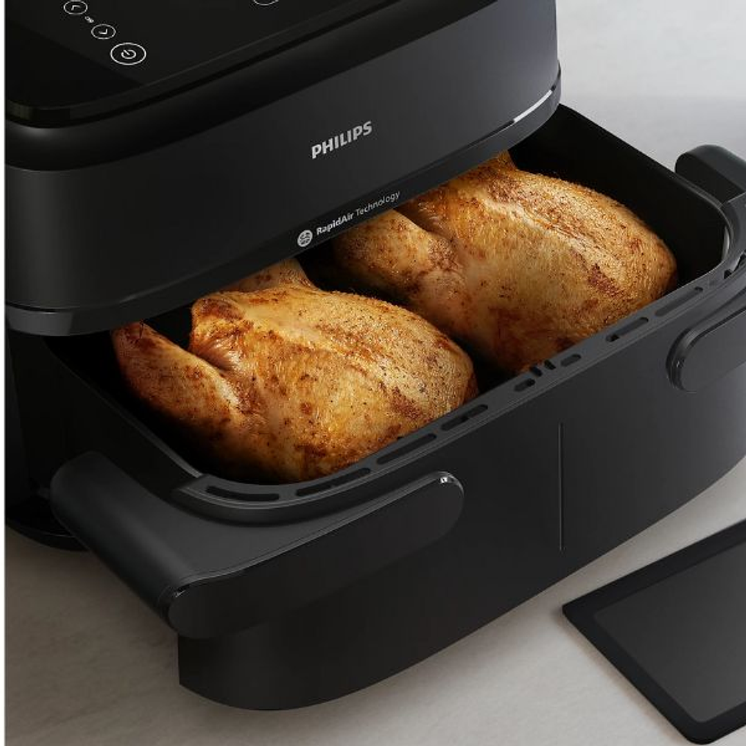Philips Airfryer Serie 1000 Doble Cesta 7.1L – Cocina Saludable con RapidAir 3