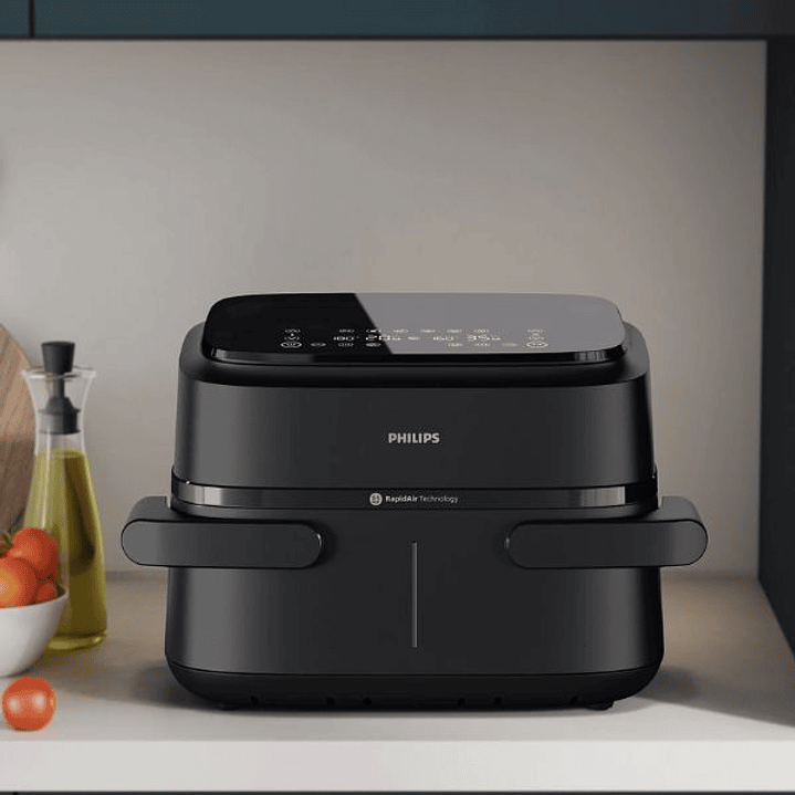 Philips Airfryer Serie 1000 Doble Cesta 7.1L – Cocina Saludable con RapidAir 4