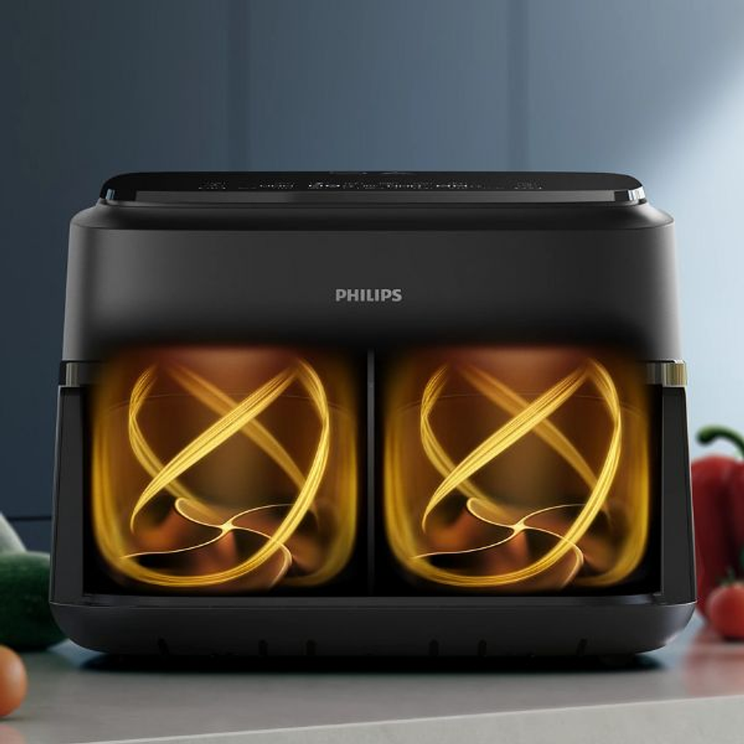 Philips Airfryer Serie 1000 Doble Cesta 7.1L – Cocina Saludable con RapidAir 5