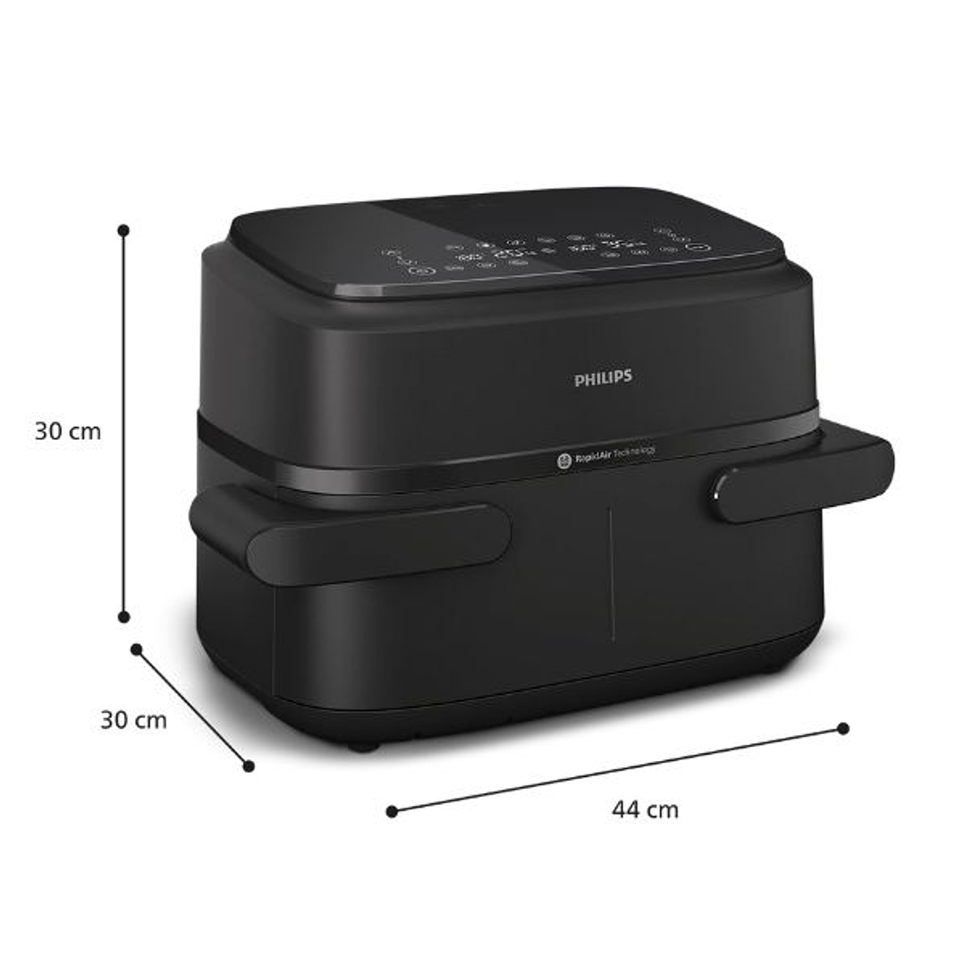 Philips Airfryer Serie 1000 Doble Cesta 7.1L – Cocina Saludable con RapidAir 6