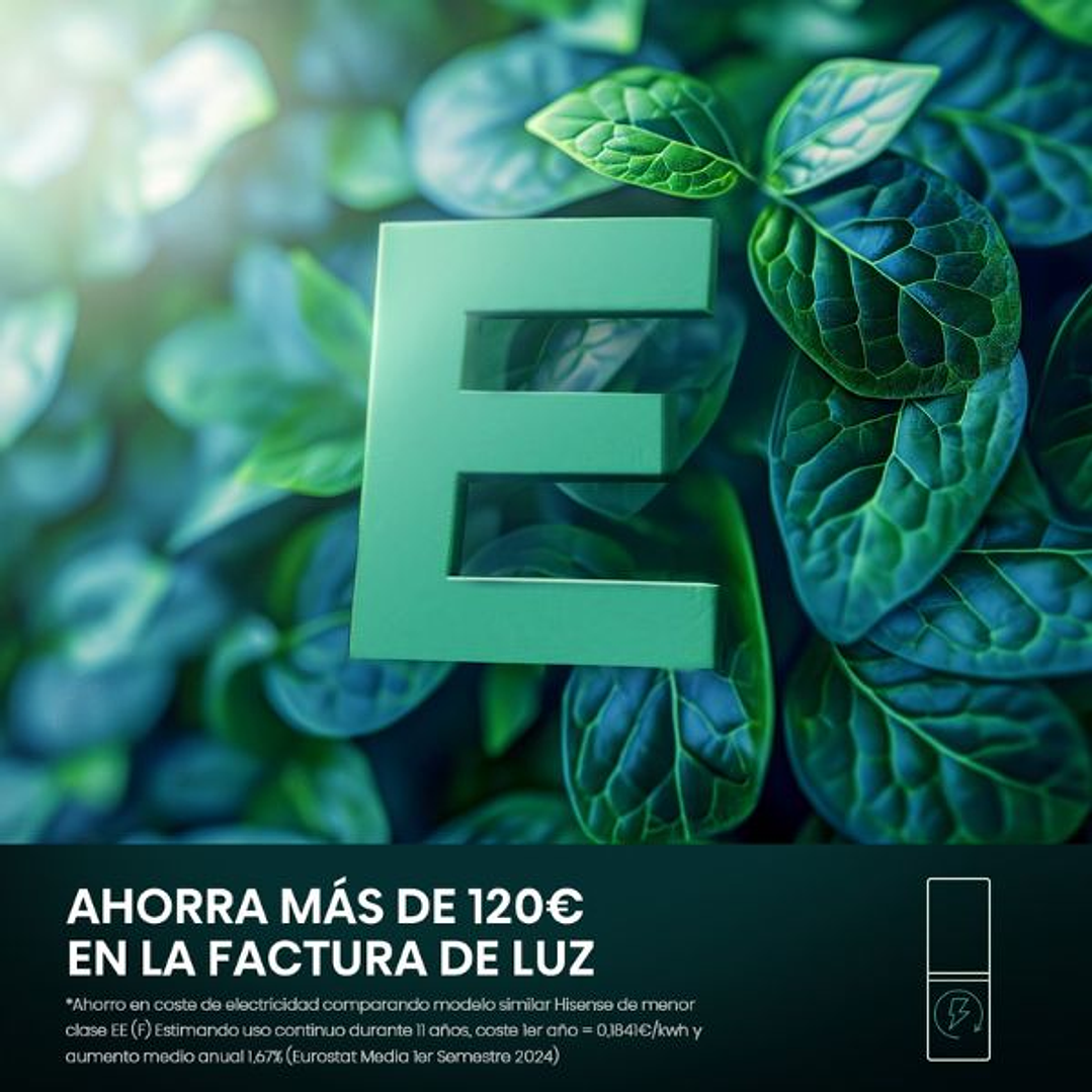 Frigorífico Combi Hisense RB390N4AWE – 304L No Frost con Motor Inverter 7