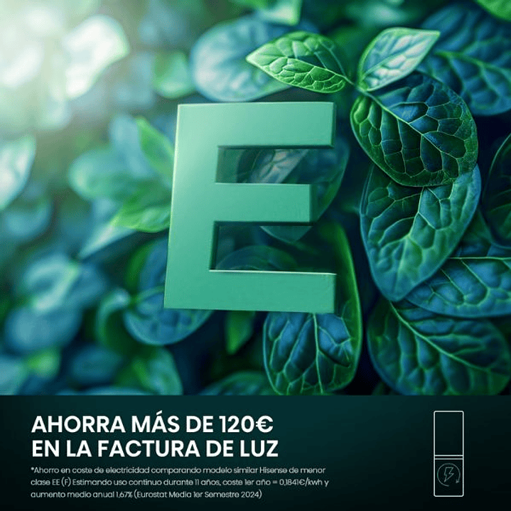 Frigorífico Combi Hisense RB390N4AWE – 304L No Frost con Motor Inverter 7