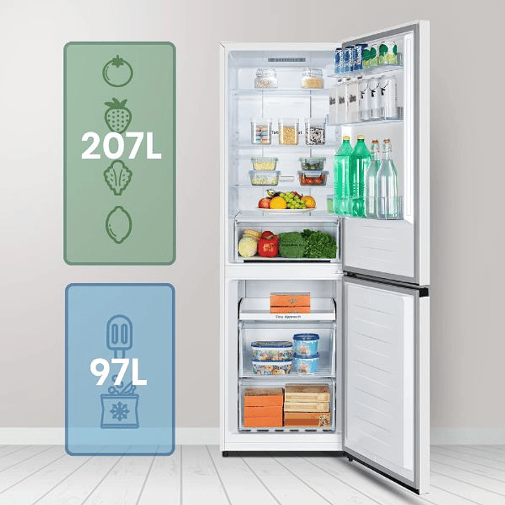 Frigorífico Combi Hisense RB390N4AWE – 304L No Frost con Motor Inverter 3