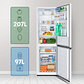 Frigorífico Combi Hisense RB390N4AWE – 304L No Frost con Motor Inverter - Miniatura 3