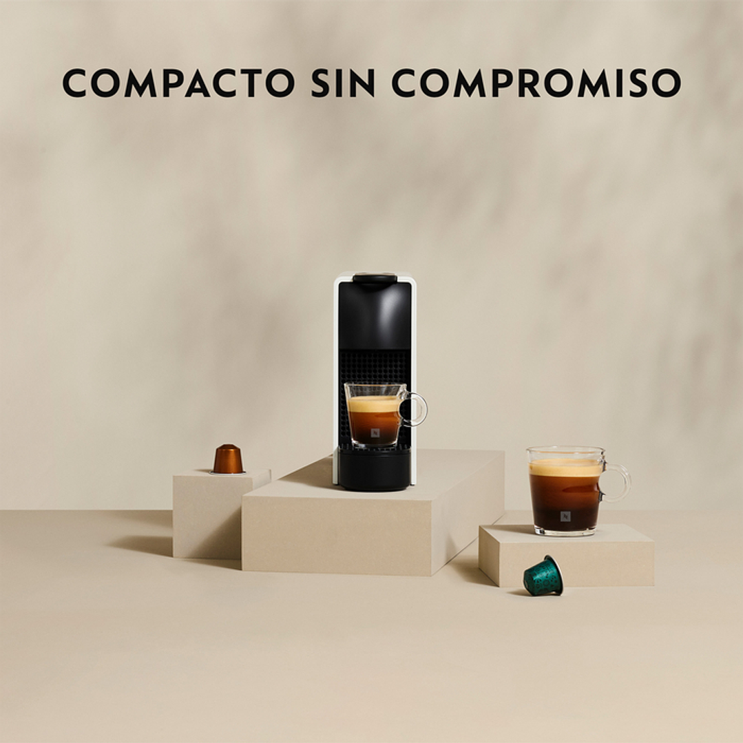 Cafetera Nespresso Krups Essenza Mini XN110B – 19 Bares, 1200W y Diseño Compacto en Gris 6