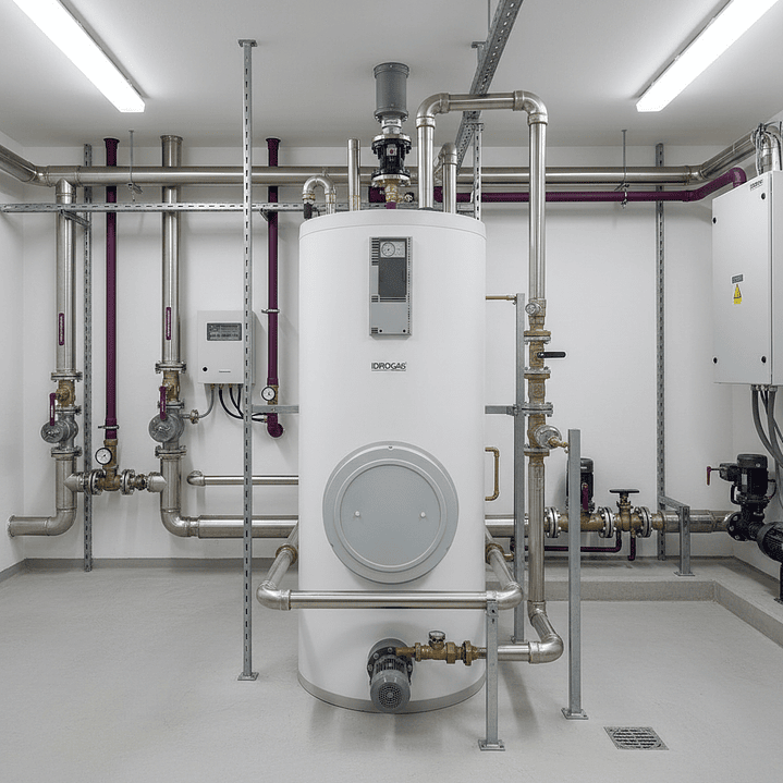 Interacumulador Vitrificado IDROGAS CV‑800 M1P – Depósito ACS 800L Alta Eficiencia 5