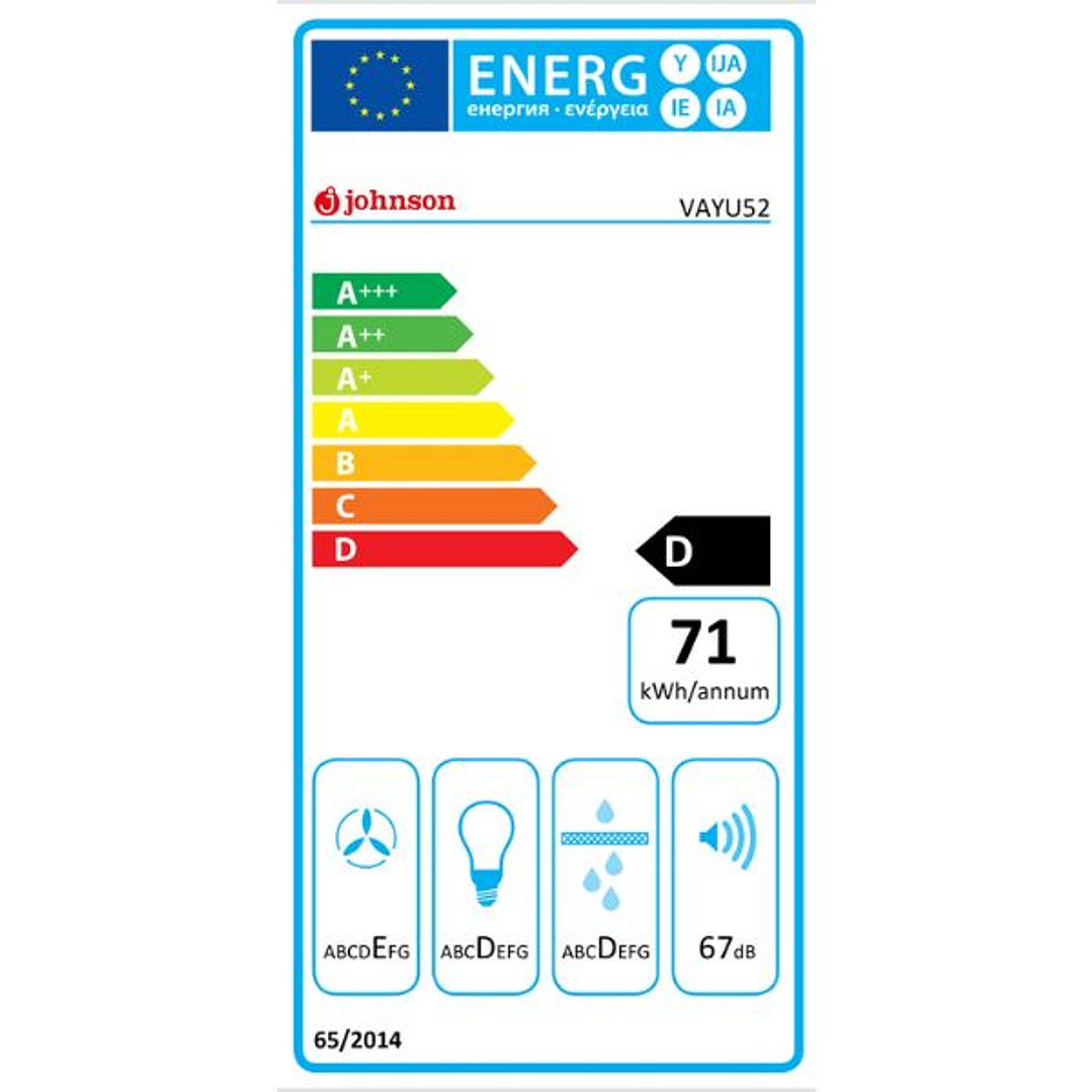 Campana Extractora Johnson VAYU52 6