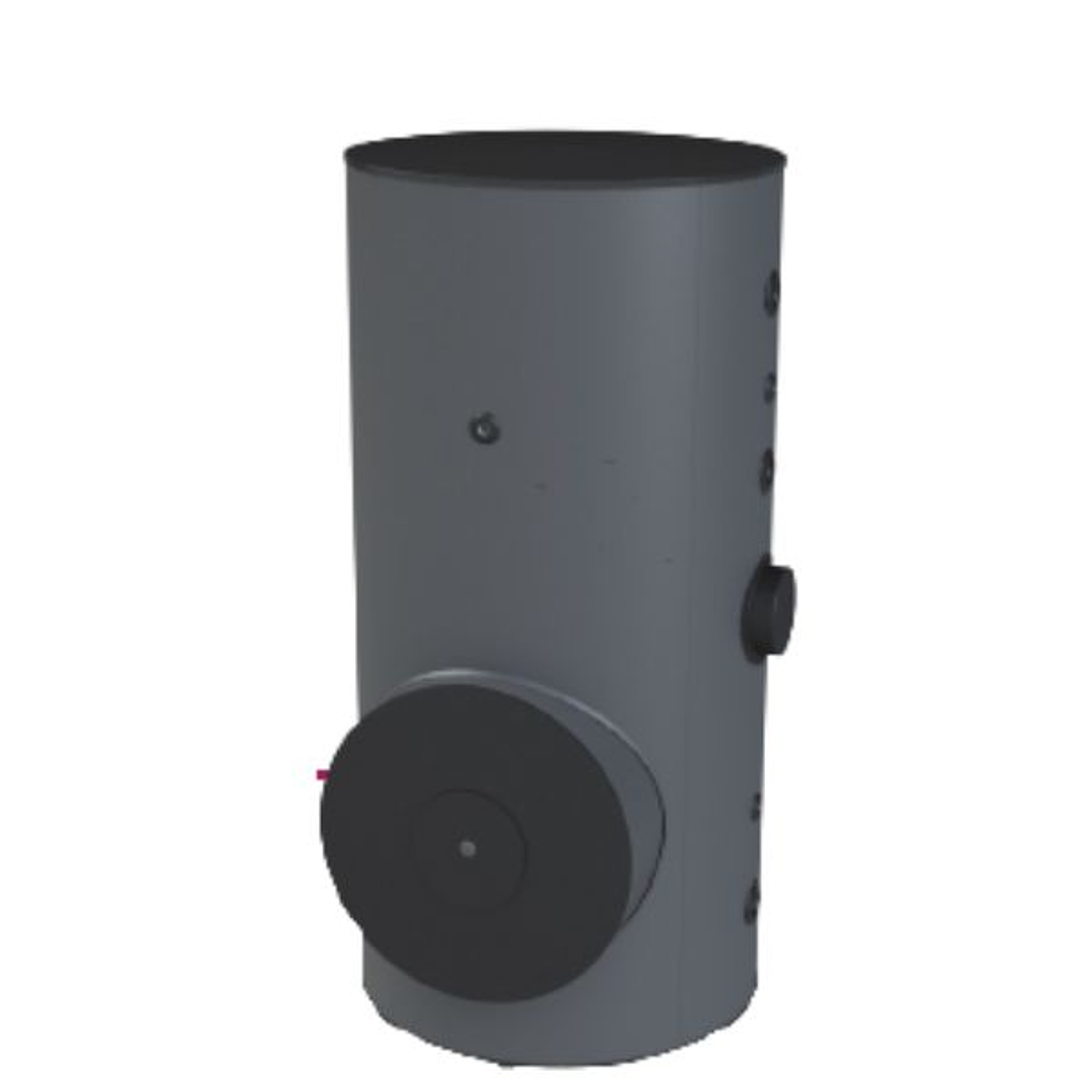 Depósito de Acumulación InoX 1000L – Acero Inoxidable Dúplex 2101 con Serpentín 316L 1